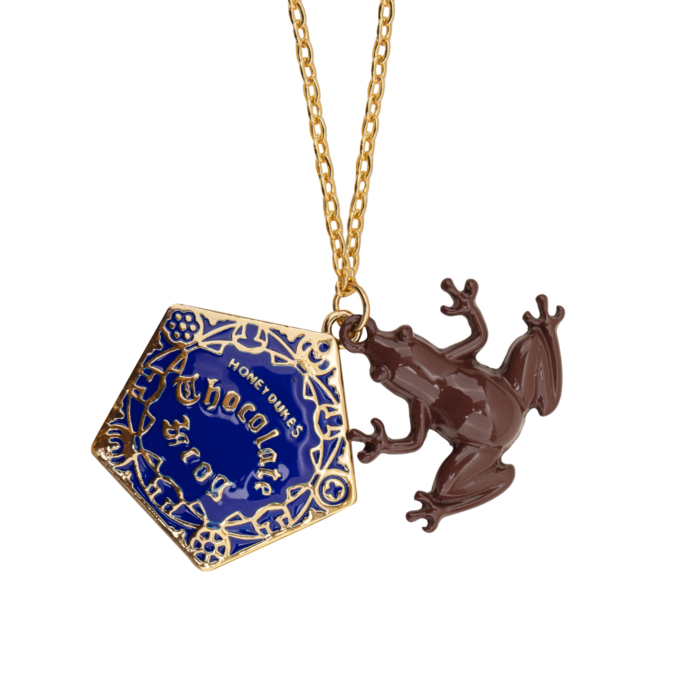 Cinereplicas Harry Potter Chocolate Frog Necklace 56 cm Official Licence, Acier inoxydable Zinc alloy