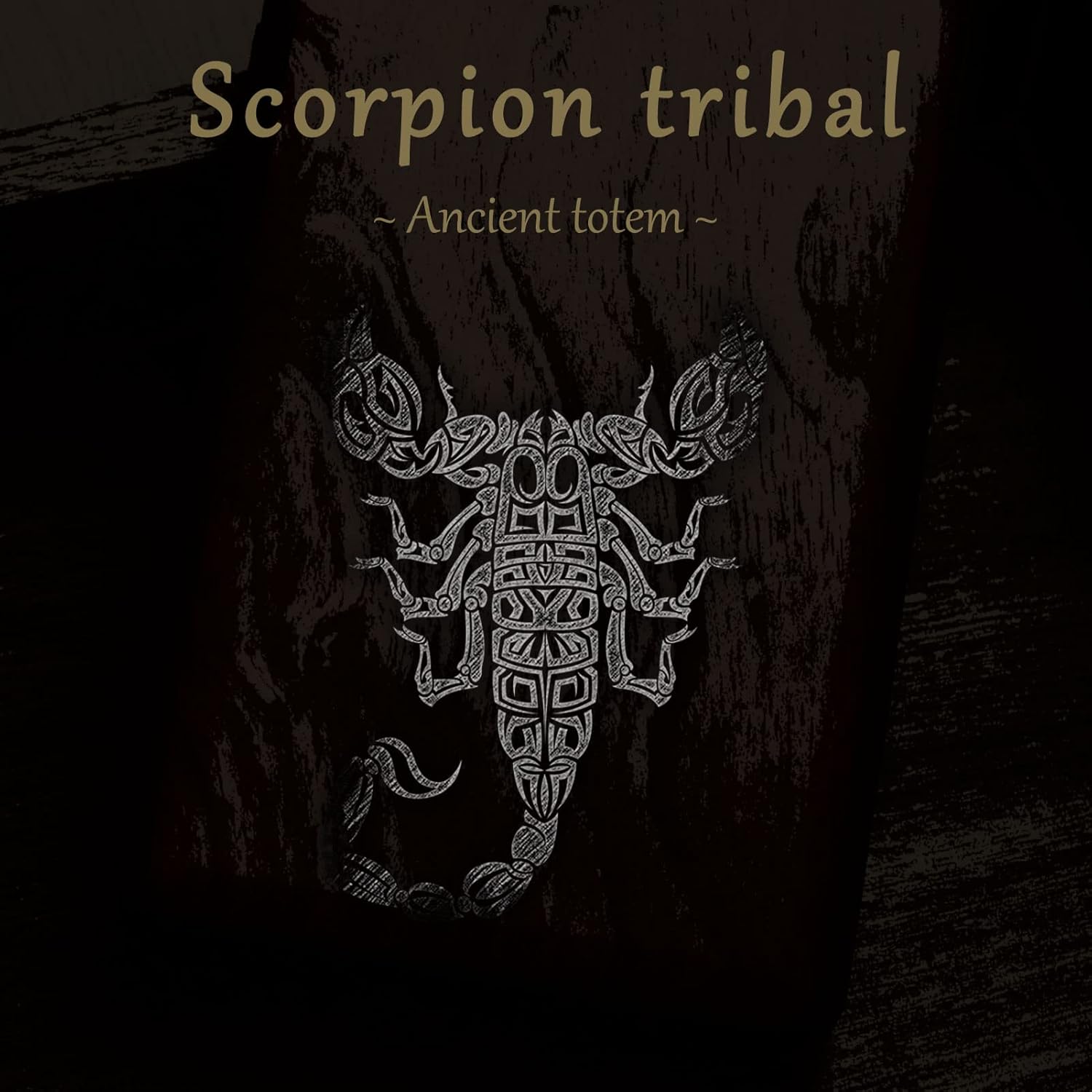 Carveit Wood Case for Pixel 7 Pro Case [Natural Wood & Black Soft TPU] Shockproof Protective Unique & Classy Wooden Cover Compatible with Google Pixel 7 Pro (Scorpion Tribal-Blackwood)