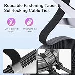 219pcs Cable Management Kit 4 Wire Organizer Sleeve, 20 Cable Holder, 40 Cord Clips and 30+5 Roll Multi-Color Self Adhesive Cable Organizer Straps and 100 Fastening Cable Ties for TV Office Home