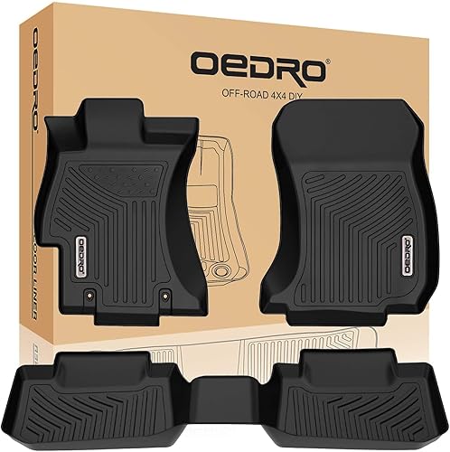Vista 9 de OEDRO Alfombrillas compatibles con Subaru Crosstrek 2016-2017, Impreza 2012-2016, WRX/WRX STi 2015-2021, XV Crosstrek 2013-2015
