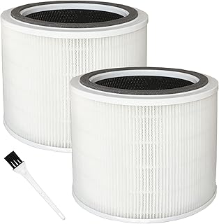 2 Pack Core 200S Filter Compatible for LEVOIT Core 200S Replacement Filter Air Filter Pitcher, 3-Stage H13 Grade True HEPA Filter, Replace Part Core 200S-RF