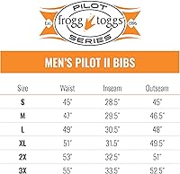 Vista 7 de FROGG TOGGS Men's Pilot II Guide Waterproof Breathable Rain Bib