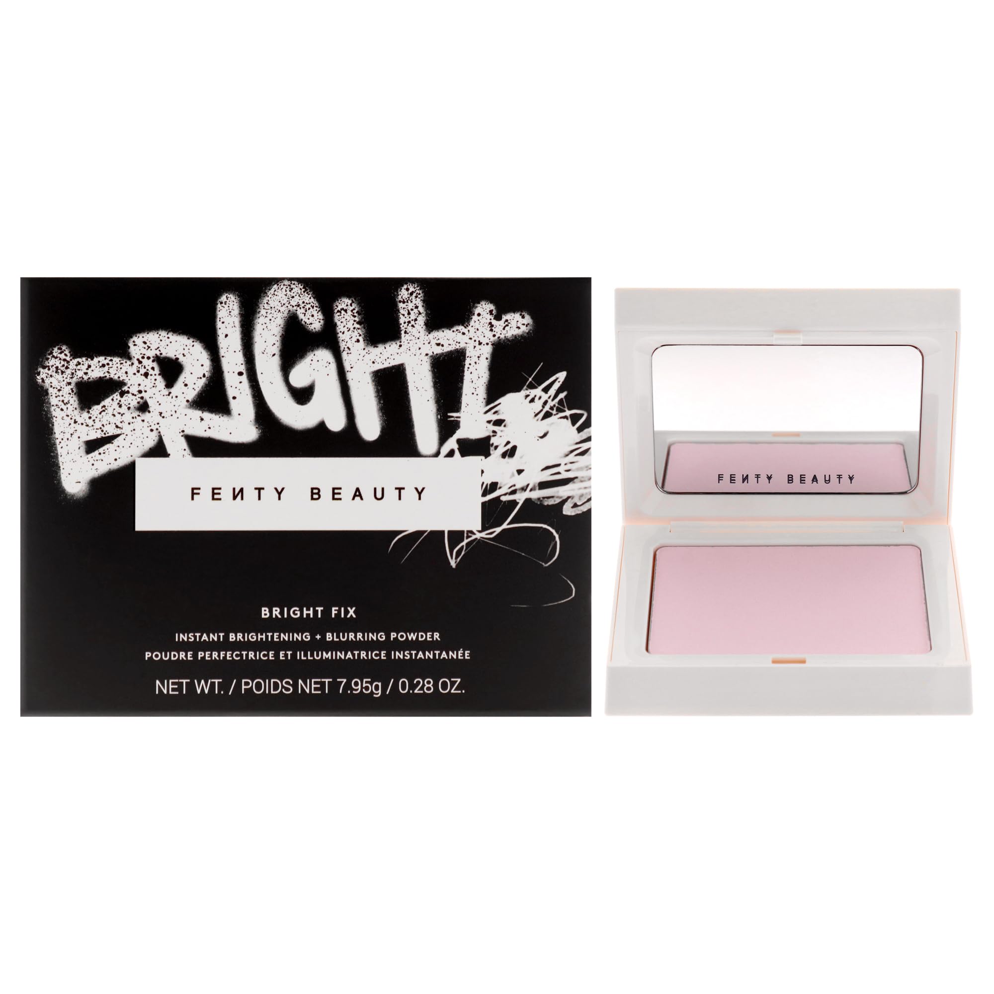 FENTY BEAUTY Bright Fix - Polvere illuminante e correttiva, lavanda 01, 8,5 g, formula sbiancante