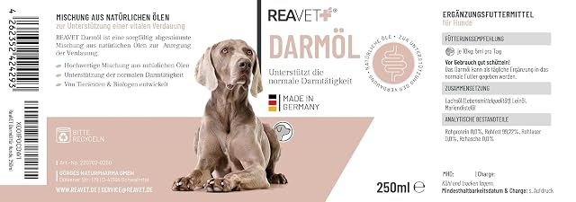 Foto 6 de 6 de ReaVET Aceite para el Intestino de Perros 250ml