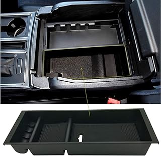 Compatible with Ford F150 Accessories Center Console Tray Organizer Box Secondary Storage fits for Ford F150 2015-2020, 2017-2022 F250 F350 F450, 2018-2022 Expedition (2015-2020 F150)
