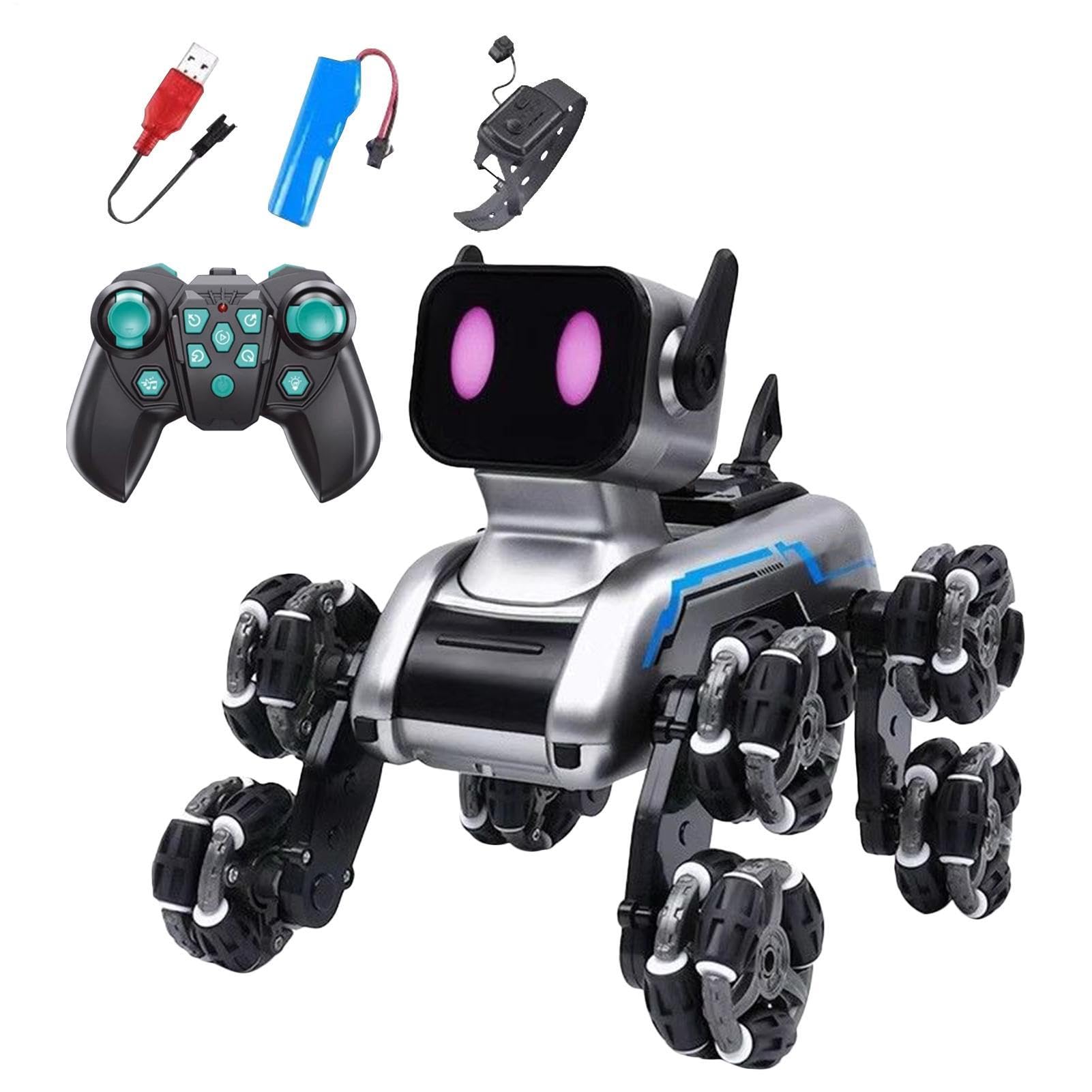 Zabawkowy Pies Zdalnie Sterowany dla Dzieci Inteligentna Zabawka W