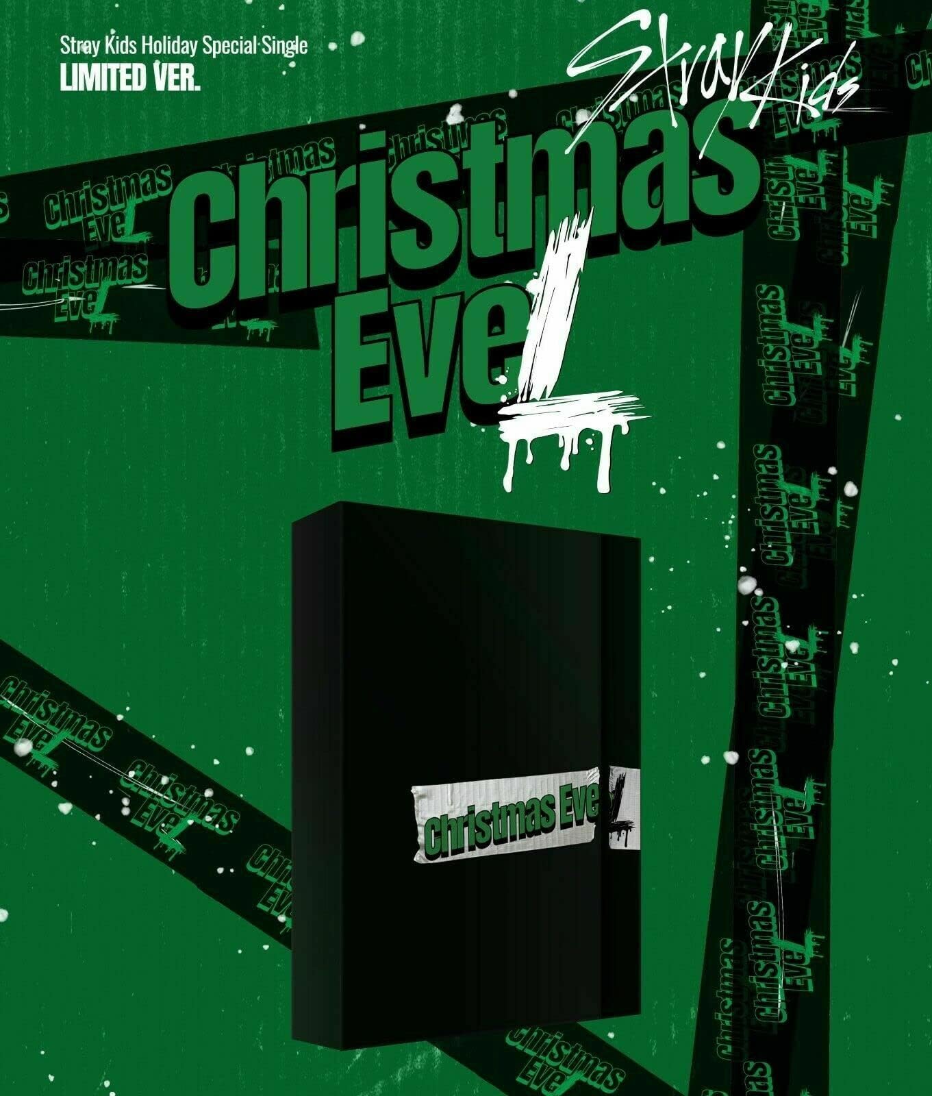 STRAY KIDS Holiday Special Single Album Christmas EveL LIMITED Ver. CD+60p Photobook+Photocard+Glitter Photocard+Sticker+Christmas Seal+Christmas Card Sealed