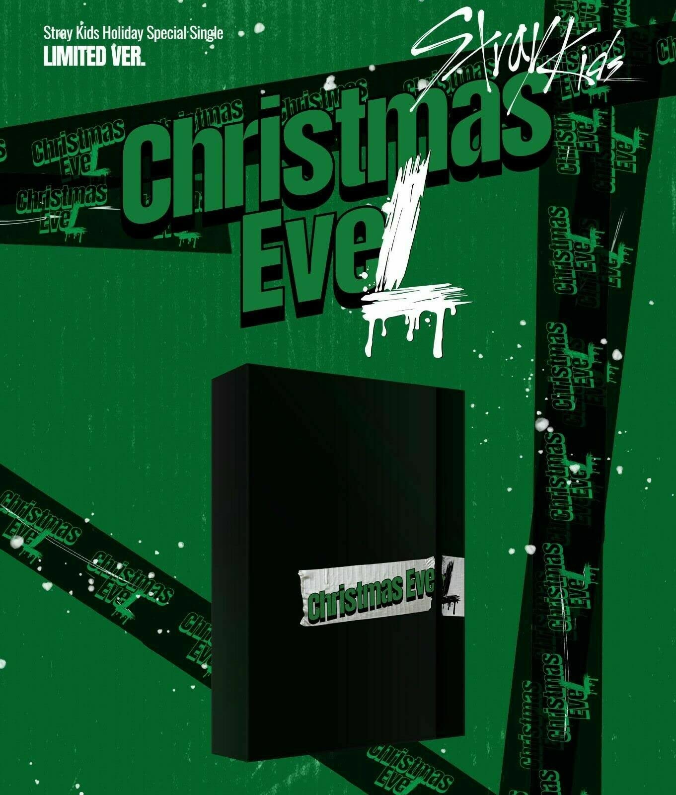 STRAY KIDS Holiday Special Single Album Christmas EveL LIMITED Ver. CD+60p Photobook+Photocard+Glitter Photocard+Sticker+Christmas Seal+Christmas Card Sealed