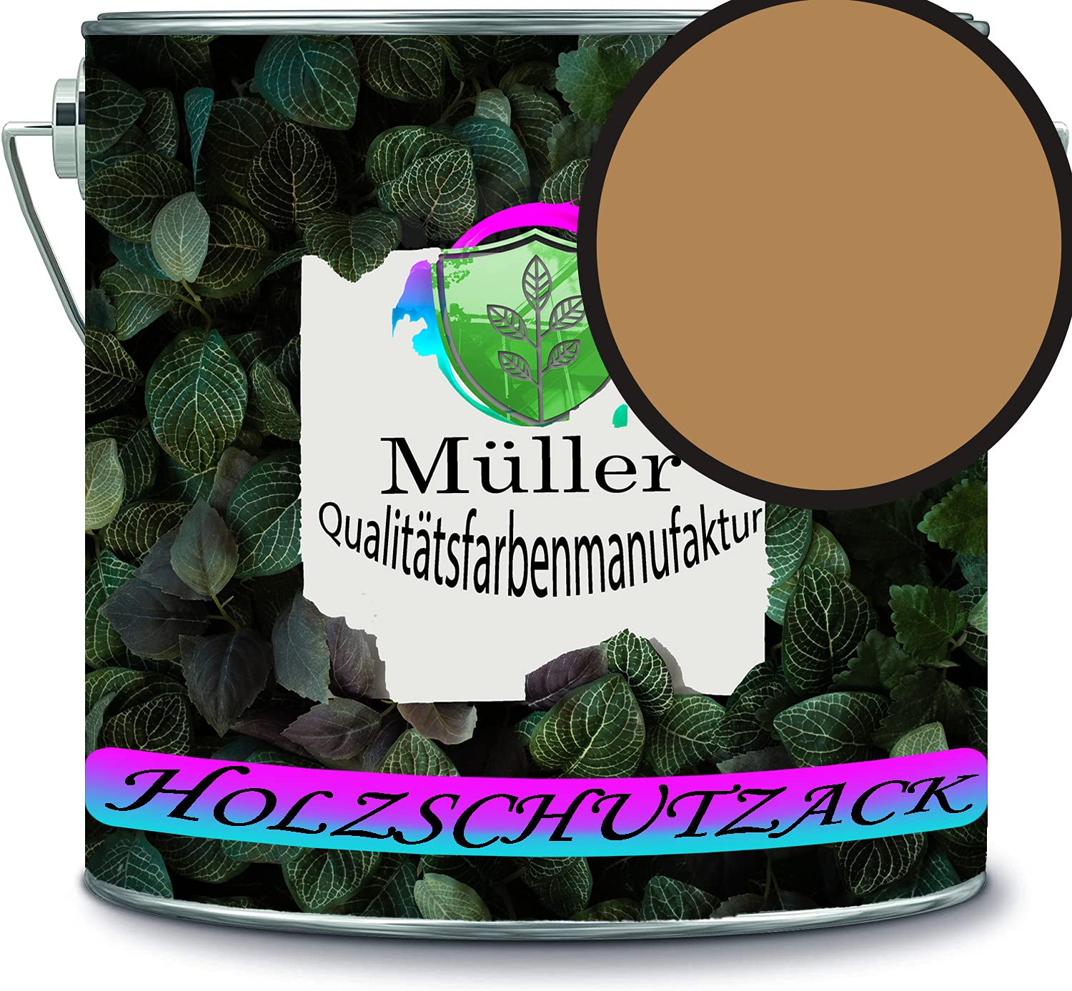Peinture de protection pour bois de jardin couleur RAL 1011 marron beige Müller