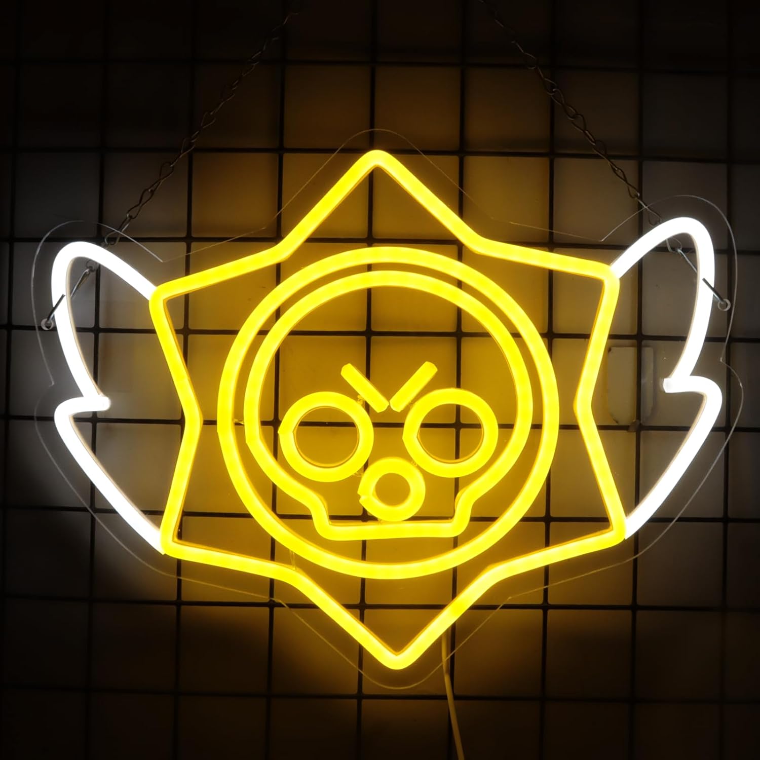 Stars Neon Signs Game Neon Lights for Wall Decor,Dimmable Led Neon Light for Kids Game Room Man Cave,USB LED Neon Sign for Bedroom, Gamer Gift for Men, Boys - Image 2