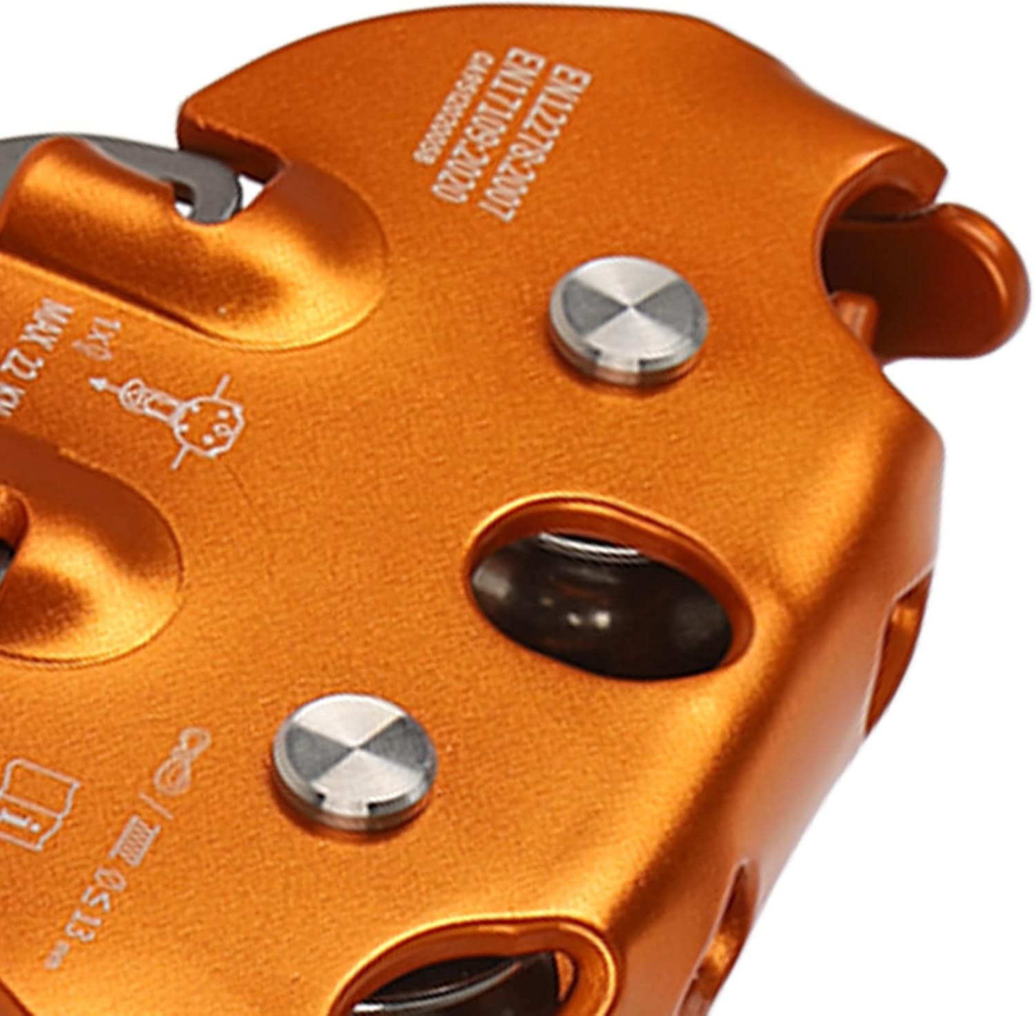 Pilipane Climbing Pulley 22KN High Strength Lightweight Hitch Climber Pulley Equipment for Outdoor Climbing Goods Transmission Made of Aluminum Alloy