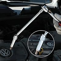 Vista 7 de CASOMAN Juego de 6 piezas de llaves de bujía magnéticas giratorias de 3/8 de pulgada, incluye vaso de 9/16 pulgadas, 5/8 pulgadas, 13/16 pulgadas