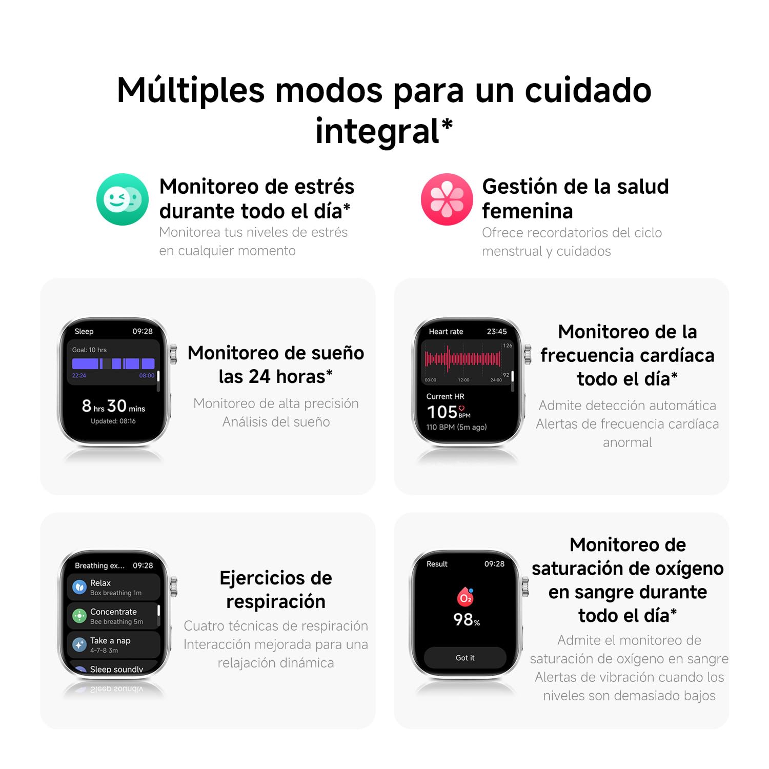 XIAOMI Redmi Watch 6 NFC, Reloj Inteligente Mujer y Hombre, Pantalla AMOLED 2.07'', Monitoreo cardíaco,sueño y estrés, 150+ Modos Deportivos, 24 Días de Batería, 5ATM, GPS, iOS & Android,Gris