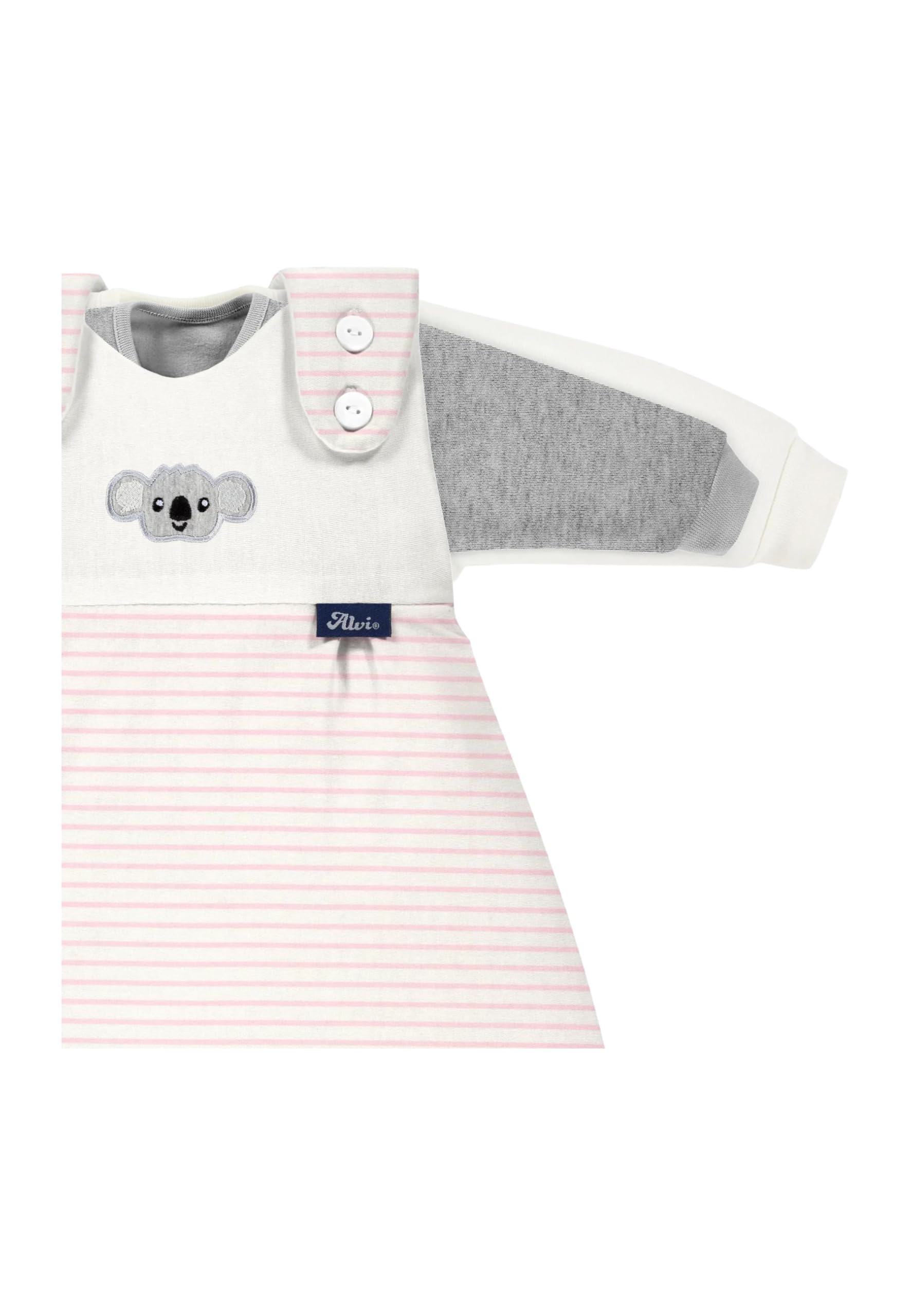 Alvi Baby Mäxchen 3tlg. ringlets koala rose/Alvi Außensack & zwei Alvi Innensäcke/Ganzjahresschlafsack mitwachsend