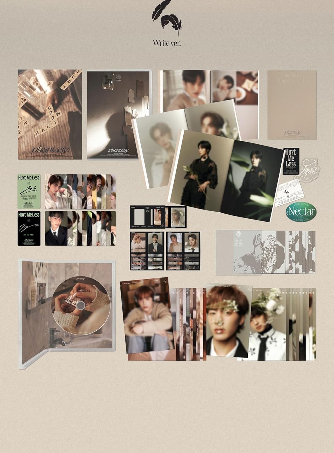 DREAMUS The Boyz Phantasy_Pt.3 Love Letter 2nd Album Contents+Photocard+Sticker+etc+Tracking Sealed TBZ (Stanard Set(Write+Send))