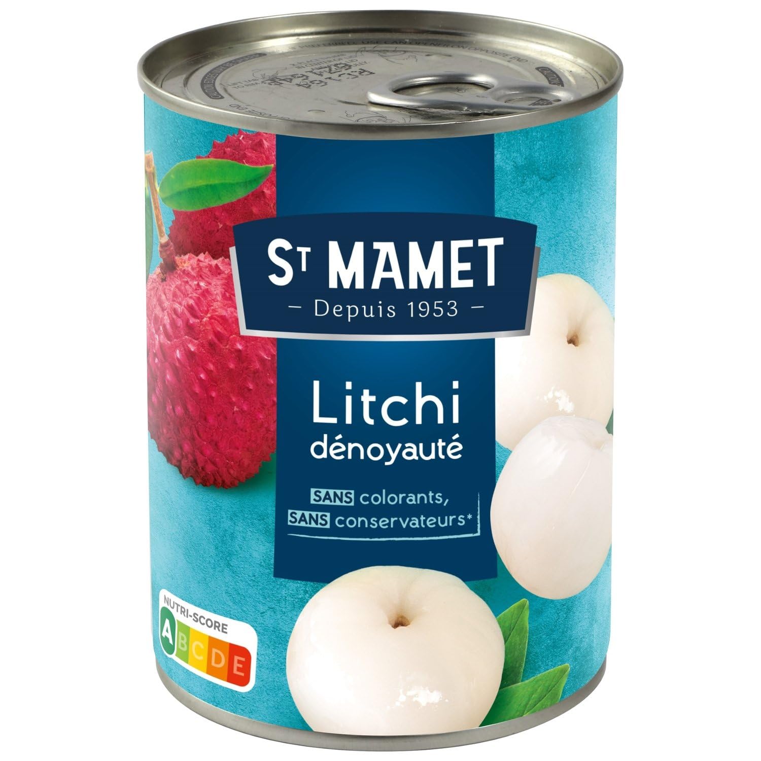 ST MAMET Litchi Dénoyautés au Sirop - Un moment de douceur exotique au petit-déjeuner - Lot de 3