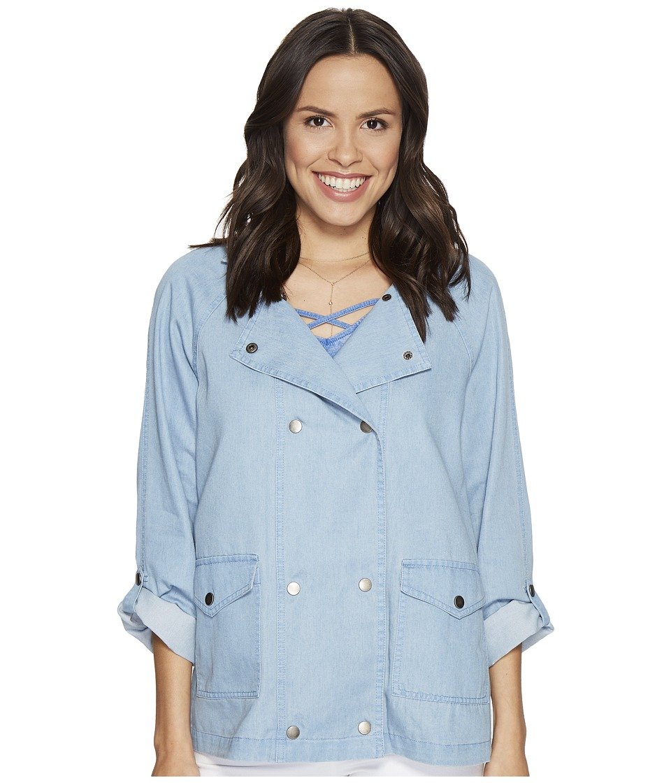by BB Dakota Women's Raines Medium Washed Chambray Jacket