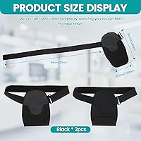 Vista 7 de 2 fundas para bolsas de colostomía, fundas ajustables para bolsas de ileostomía, fundas impermeables para bolsas de ostomía, fundas reutilizables