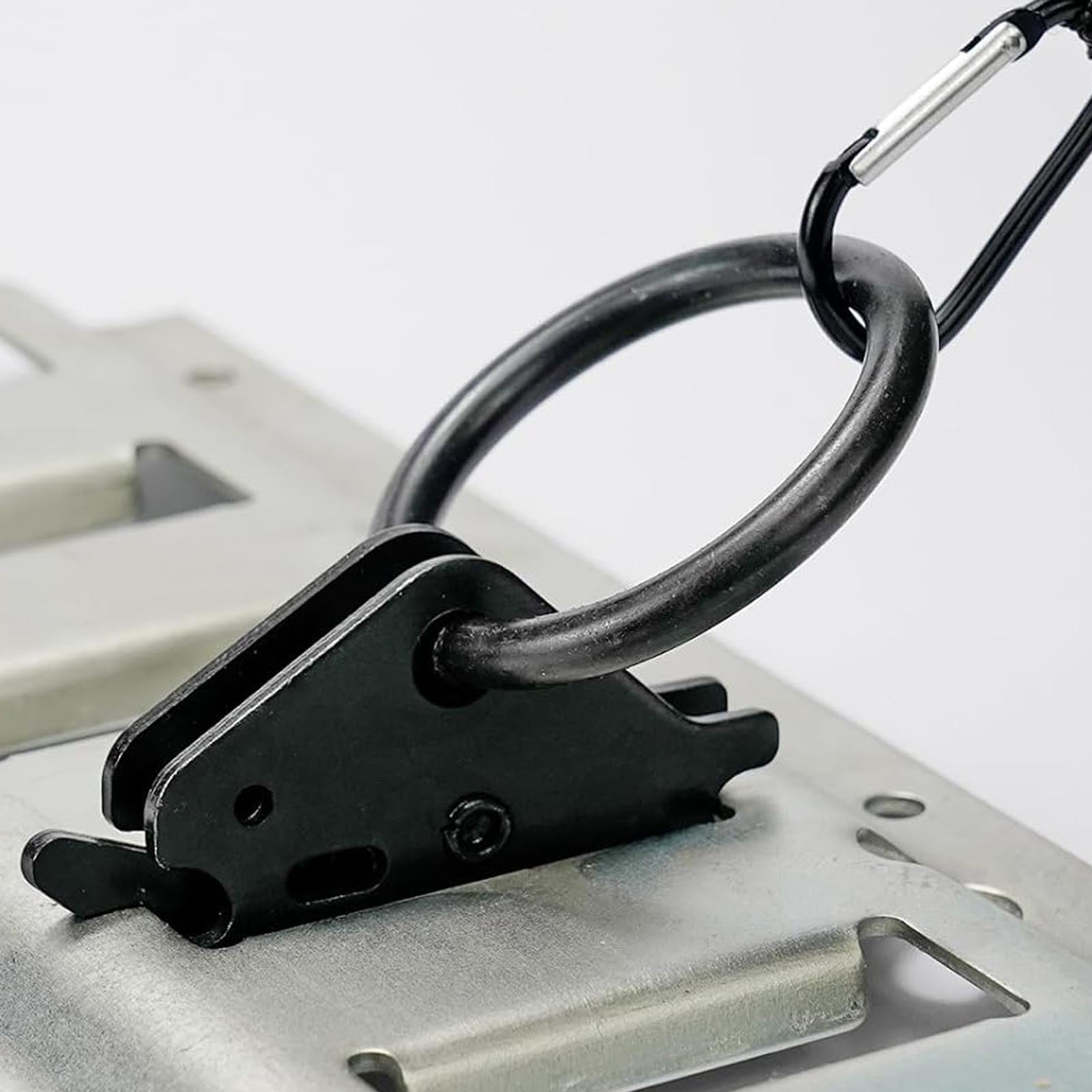 banapoy E Track O Anning Ating Anchors, 10Pcs de Servicio Pesado E del de Riel de Empate, 2500lbs de Carga de Trabajo, para Camiones, Remolques, Camionetas, Camas Planas