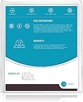 Vista 3 de L' Cozee - Protector de colchón impermeable a prueba de insectos con cremallera, protector de colchón – Protección completa contra insectos – Bed