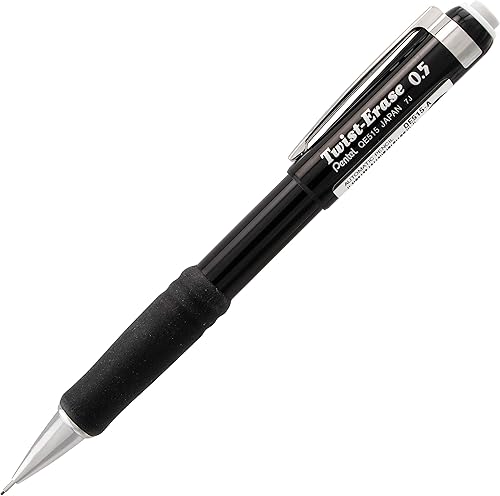 Miniatura 2 de Pentel Twist-Erase III - Portaminas mecánico (0.5 mm), paquete de 1 unidad, (QE515BPM)