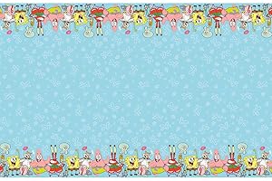SpongeBob SquarePants Plastic Table Cover Kids Birthday Parties