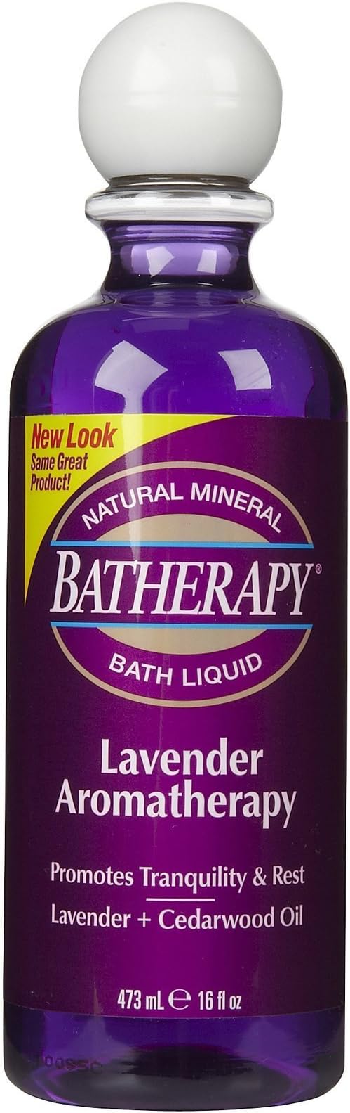 Batherapy Mineral Bath Liquid, Lavender, 16 oz