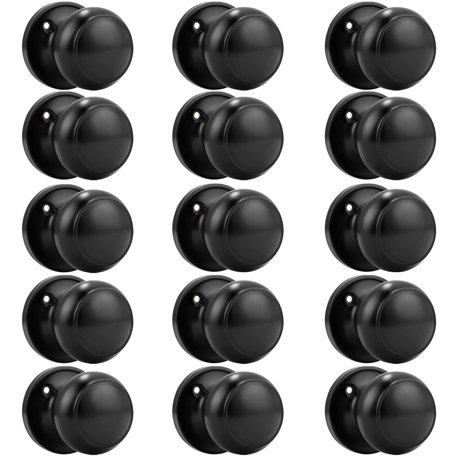 Probrico Black Dummy Door Knobs - 4 Pack -15
