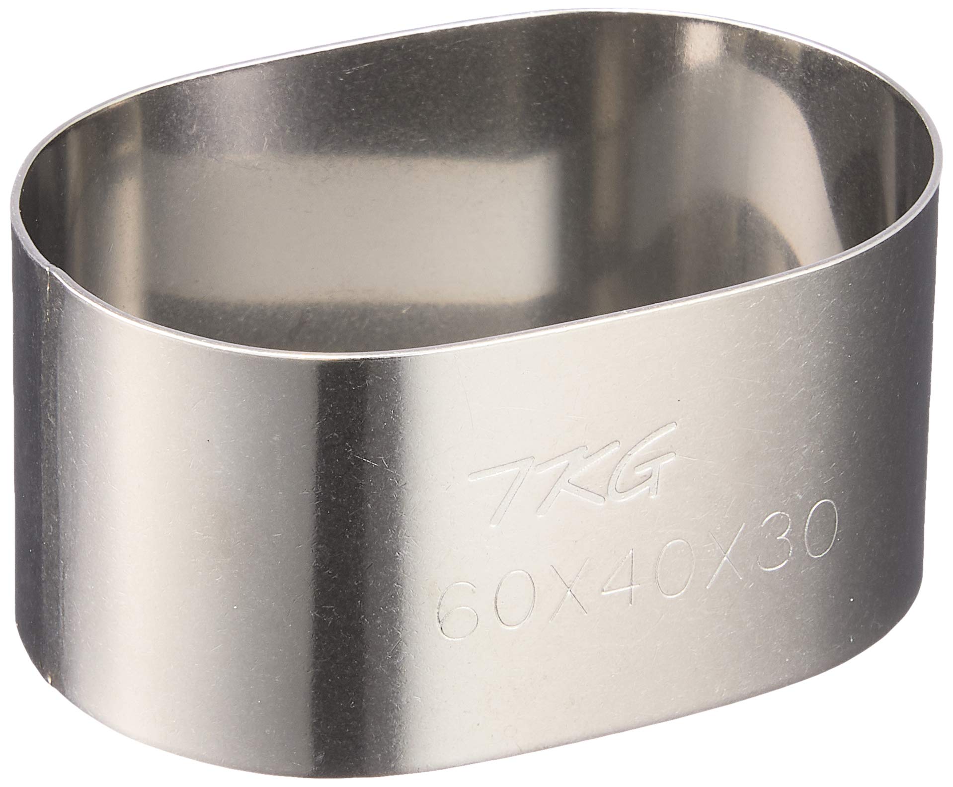 セルクル型 30個 遠藤商事 日本製 直径50mm 高さ60mm 未使用品 Amazon｜遠藤商事 TKG セルクルリング 小判型 内寸:60×40×H30mm