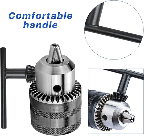 Miniatura 5 de Llave de taladro de 6 tamaños, llave de repuesto de acero al carbono resistente, llave de mandril para herramienta de sujeción de taladro (diámetro