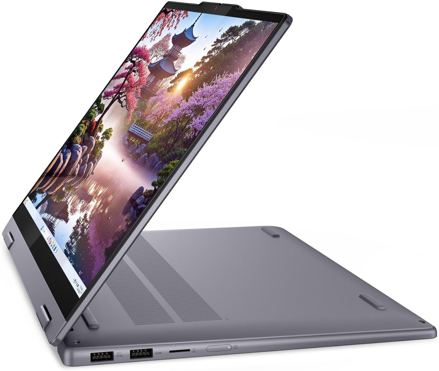 Lenovo IdeaPad 5 2-in-1 Personal Laptop, 2025, 14" 1920x1200 Touch, AMD-8 Core Ryzen AI 7 350, 16GB LPDDR5, 512GB SSD, Win11 Home, Backlit KB, Wi-Fi 7, BT 5.4, 1080P + IR Camera, Luna Grey