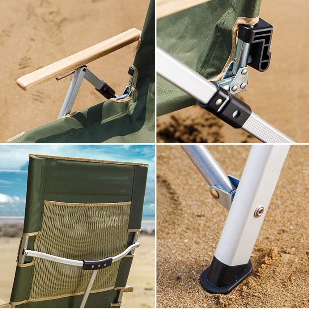 HXHSEDSM Chaise De Camping Pliante, Portable, Légère, Compacte Et