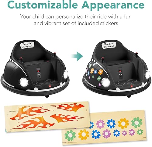 Miniatura 2 de Best Choice Products Coche eléctrico de parachoques Bumpin de 6 V, para niños de 1.5 a 6 años, control remoto para padres, giro de 360 grados,