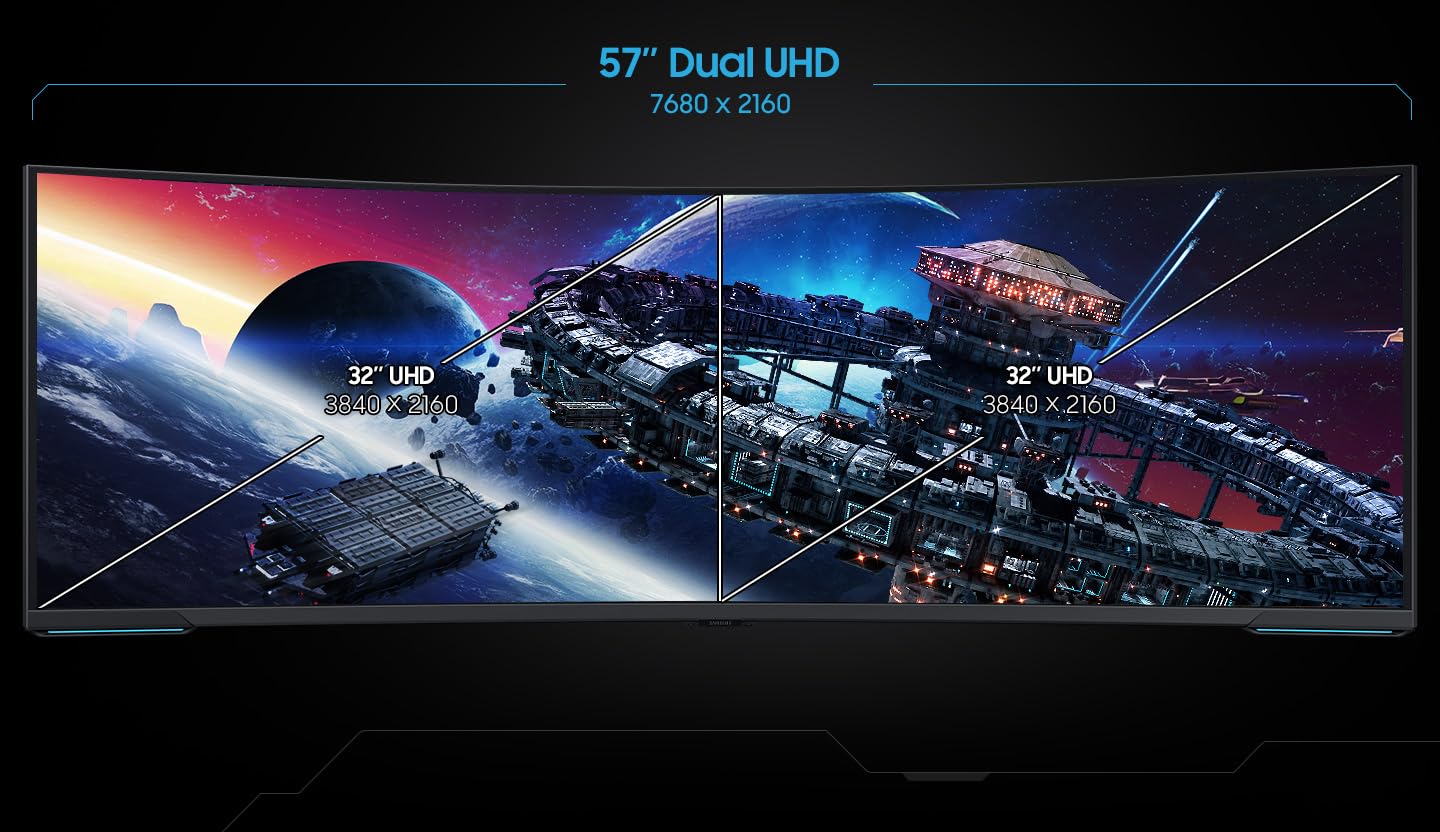 Samsung Ecran PC Odyssey Neo G9 57’’ 240Hz, 1ms, Dalle VA Mini LED