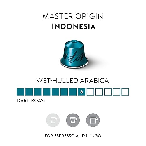 Miniatura 8 de Nespresso Cápsulas OriginalLine, Nicaragua Master Origin, café tostado medio, 50 cápsulas de café, prepara 1.35 onzas