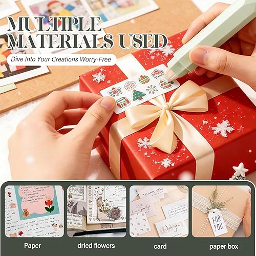 Miniatura 2 de 4 bolígrafos de cinta de doble cara, rodillo de cinta de doble cara para álbum de recortes, suministros multiusos para álbumes de recortes,