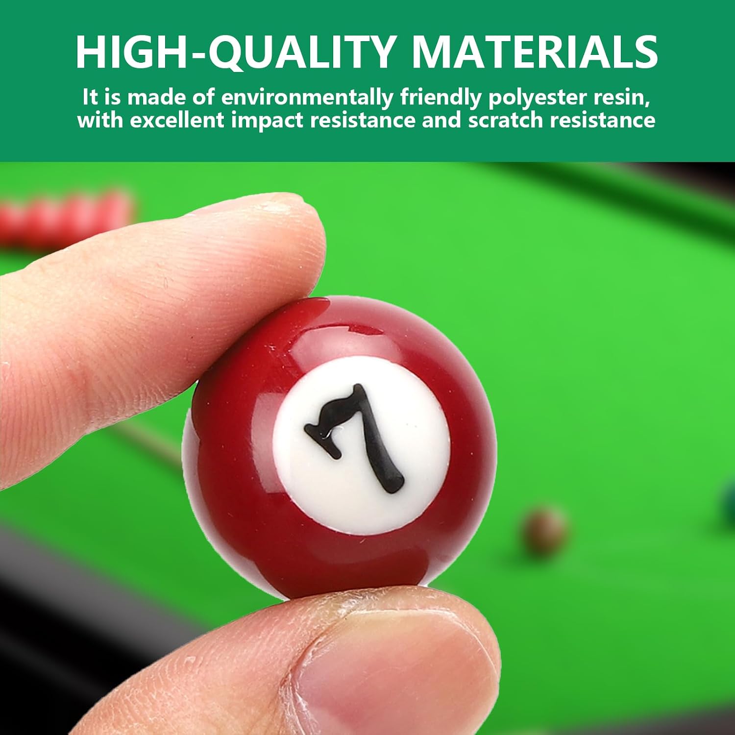 16PCS Mini Billiard Balls Set, 2.5cm/0.98inch Mini Pool Ball Set, Pool Table Balls Accesssory for Game Rooms, Bars, Sports Recreation Games and Recreational Sports