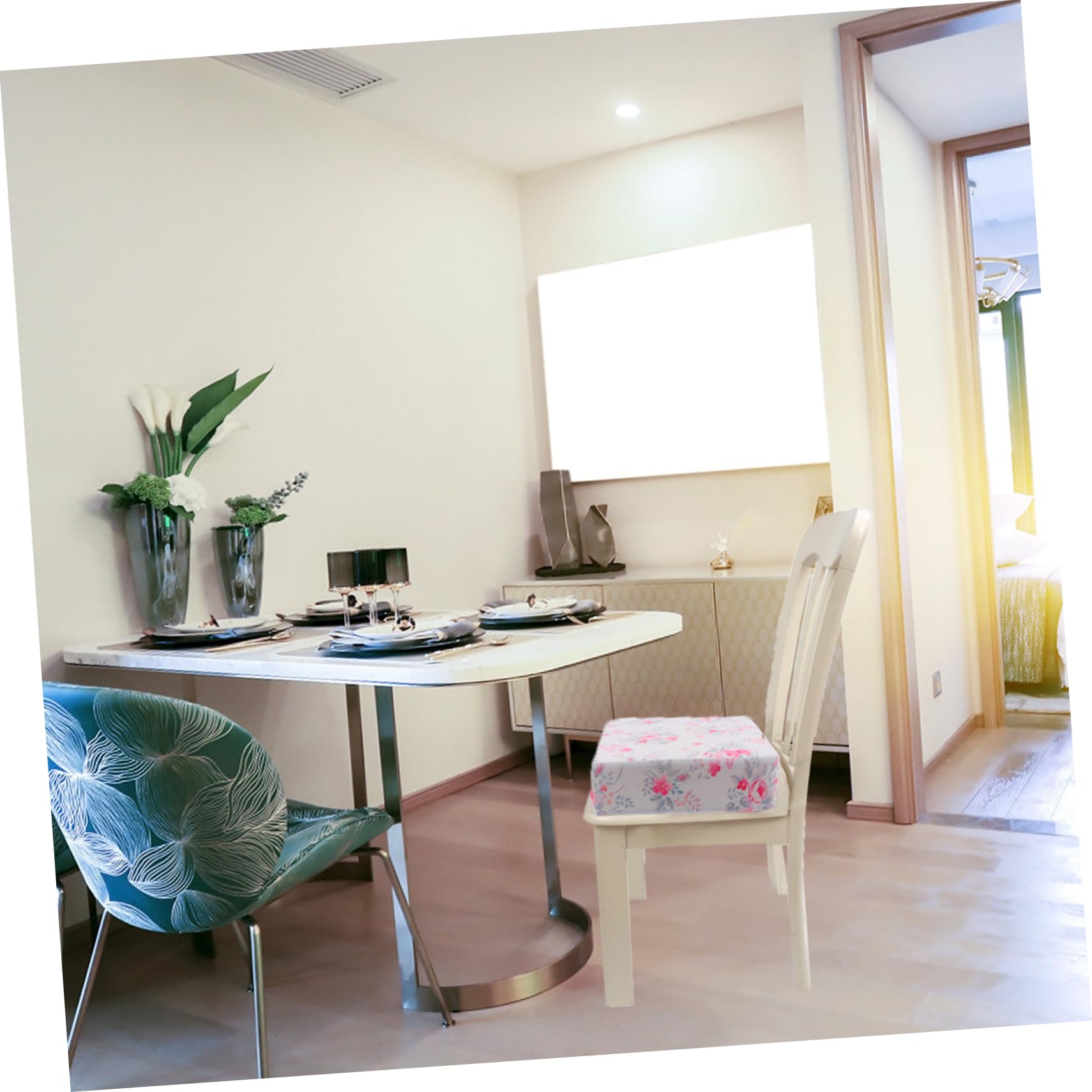 Sosoport Cojín Elevador para Silla Infantil Blanco, Resistente al Agua y Lavable a Máquina, Adecuado para Dibujo y Escritura de Niños Pequeños