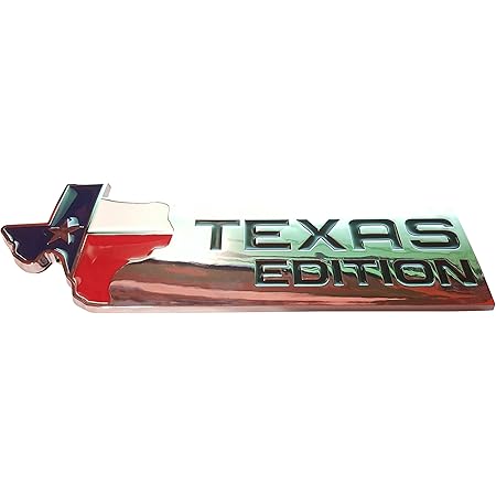 2 TEXAS STAR EDITION 3 EMBLEMS CHROME/BLACK UNIVERSAL STICKON For TACOMA TUNDRA - Foto 8