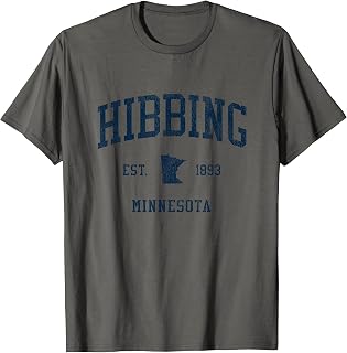 Hibbing MN Vintage Athletic Sports JSN1 T-Shirt