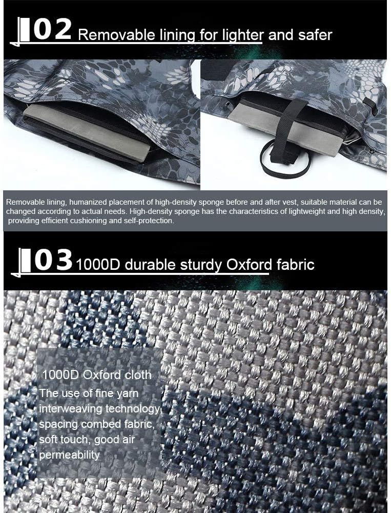 Reality Training Vest Outdoor Equipment Protective Clothing MOLLE Expansion Protective Gear,B