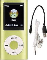 Vista 12 de Reproductor de MP3, reproductor de música de 64 GB sin pérdidas, pantalla LCD delgada de 1.8 pulgadas, reproductor de música MP3 portátil, incluye
