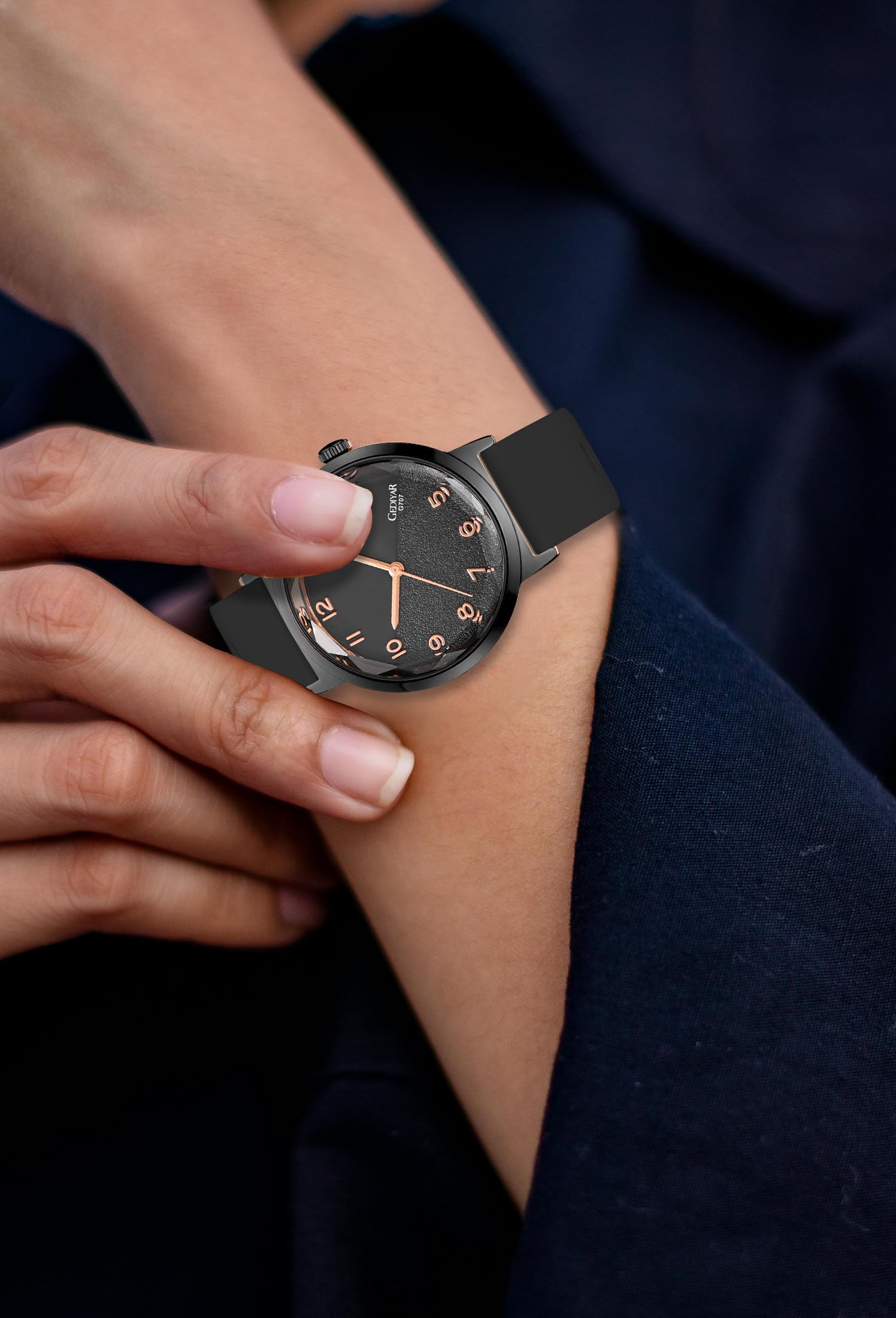 Damen-Armbanduhr, leicht zu lesen, Sport, lässig, wasserdicht, Silikon, Kristallglas, analog, Quarz, Uhr für Damen, Krankenschwester, Damen, Studenten