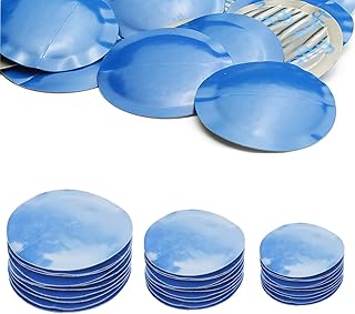 60pcs Tire Patches, 32 mm 42 mm 58 mm Tire Repair Unit, Tire and Tube Patch Auto Repair Stitcher Tool Tire Repair Tools Tire Patches Kit for Car Truck Bike Motorcycle Wheel.