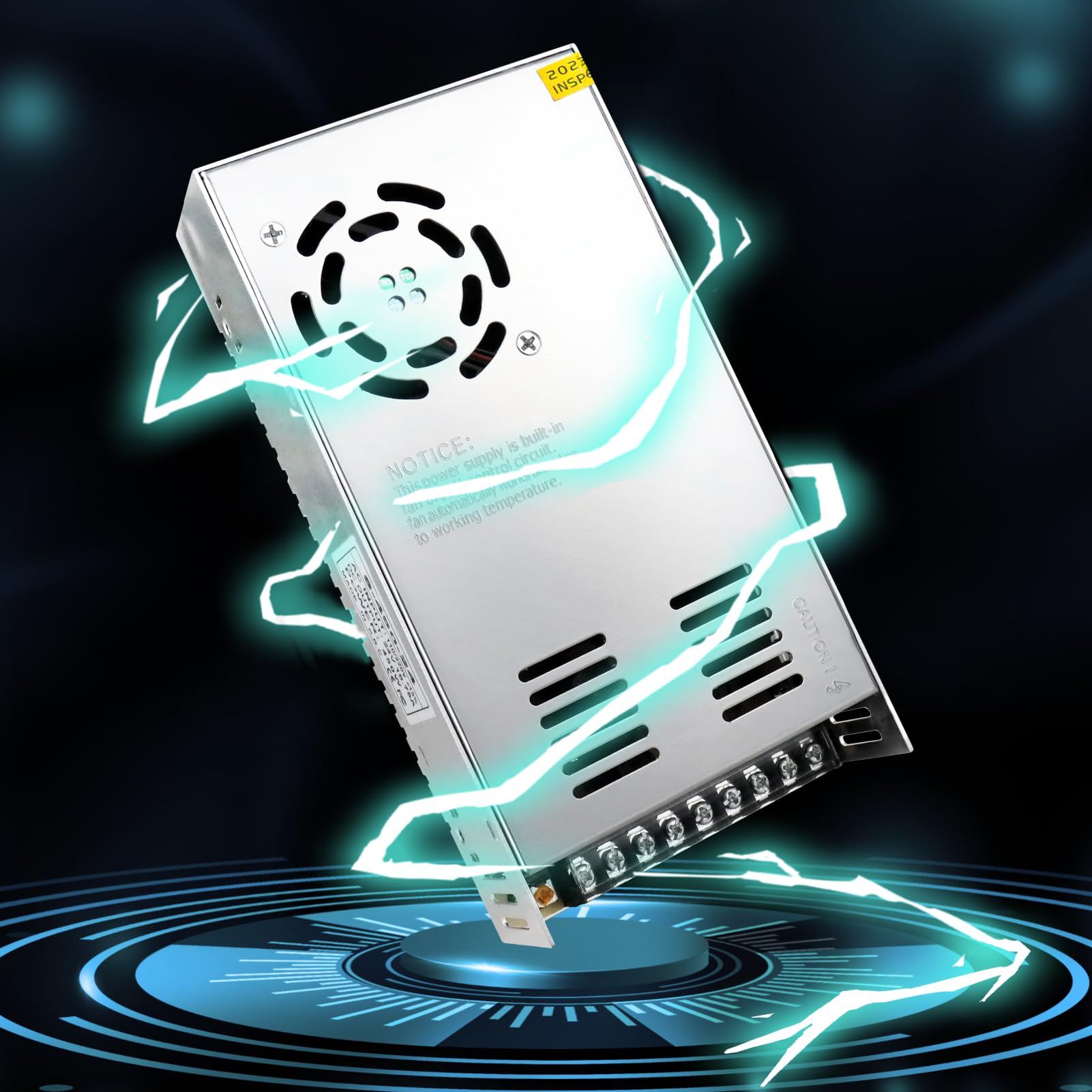 LightingWill 24V DC Power Supply 16.7A 400W Universal Regulated Switching, Converter AC 110/220V to DC 24 Volt LED Power Adapter, Transformer, Driver for CCTV, LED Strip light, Radio, Computer Project โ image 1