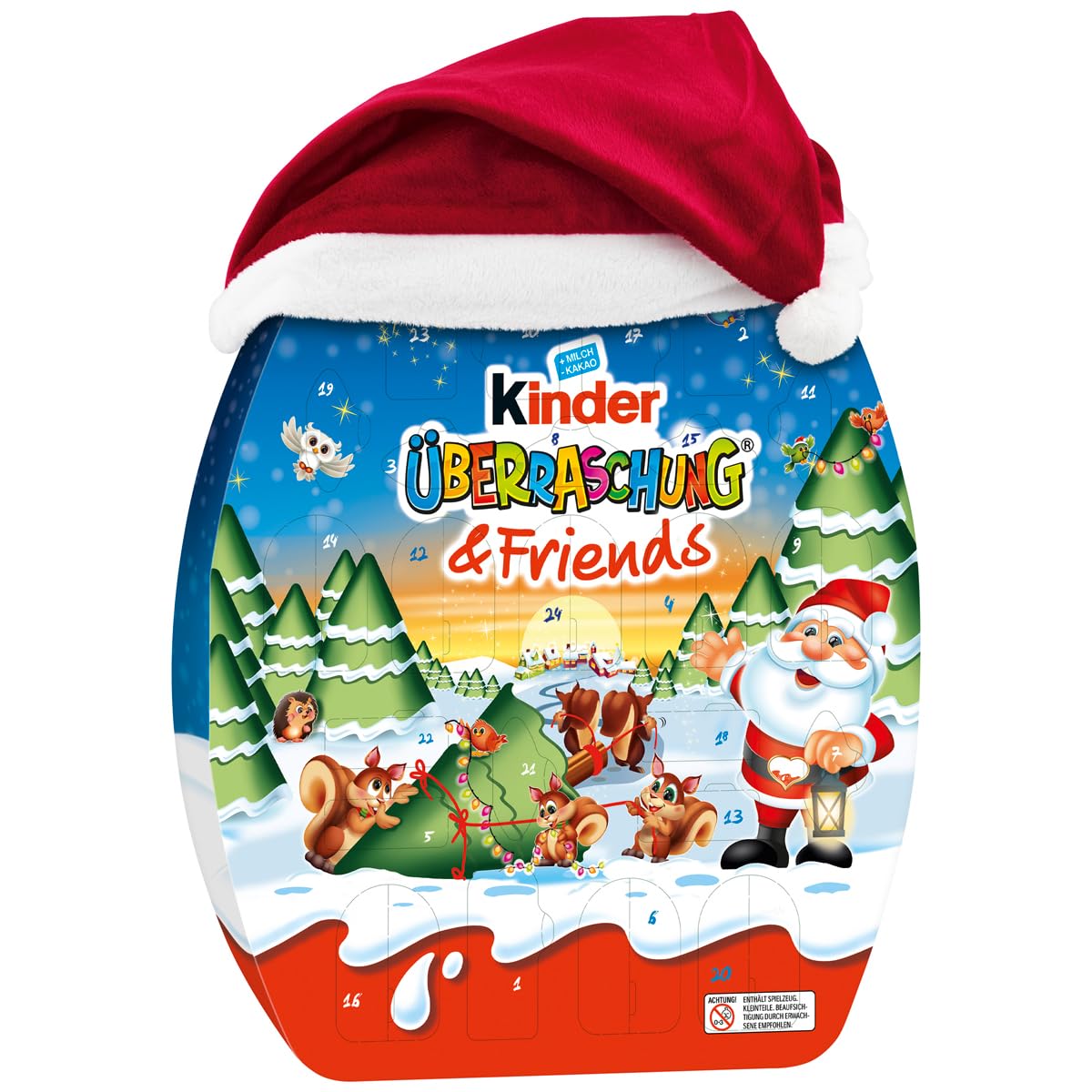 Kinder Surprise - 24 Œufs En Capsule Avec Jouets Originalux - Calendrier De L'Avent Ou Collection