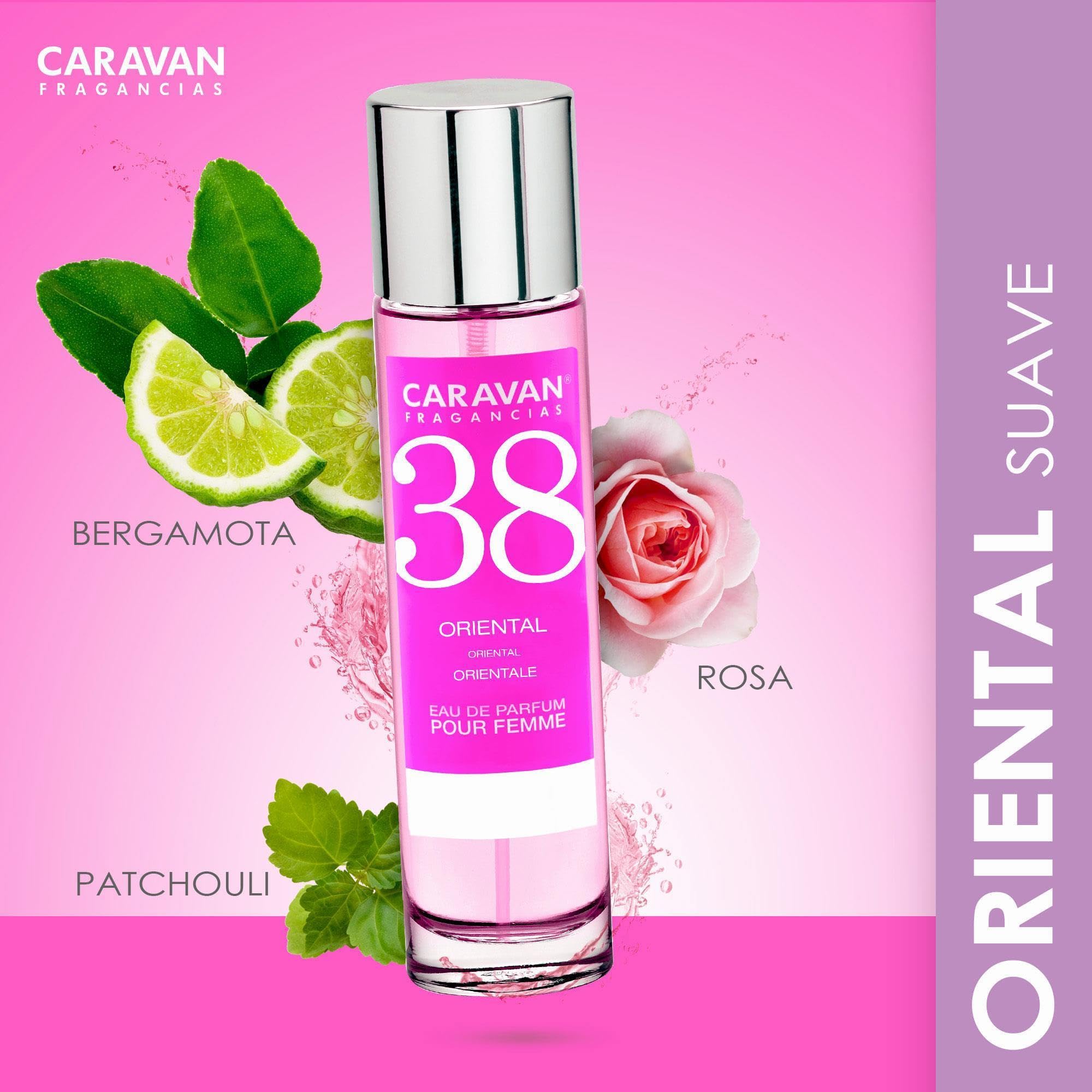 CARAVAN FRAGANCIAS Profumo da donna n. 47 da 150 ml + set di 10 flaconcini di fragranze femminili diverse da Caravan per scoprire nuovi aromi