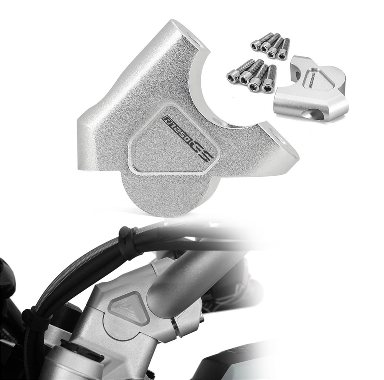 Adaptateur extension guidon 32mm pour moto R1200GS LC et Adventure