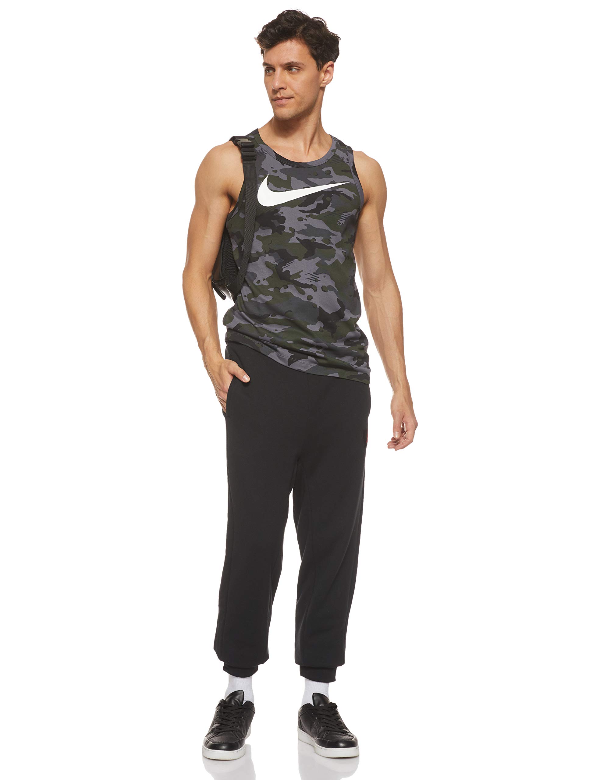 nike men's dry camo swoosh tank top