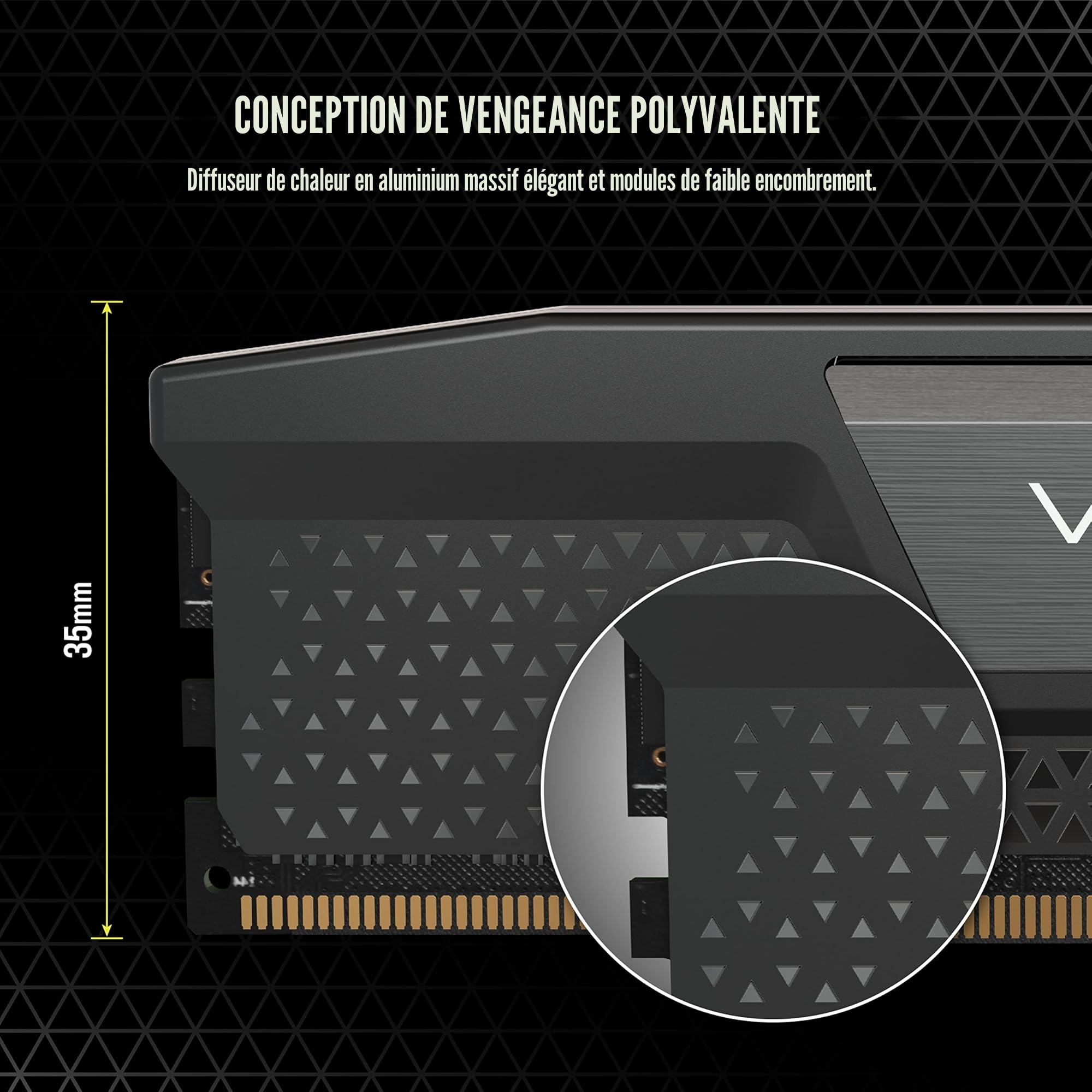 CORSAIR Vengeance DDR5 32Go (2 x 16Go) Jusqu'à 5600MHz Intel RAM